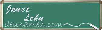 Janet Lehn Visitenkarte